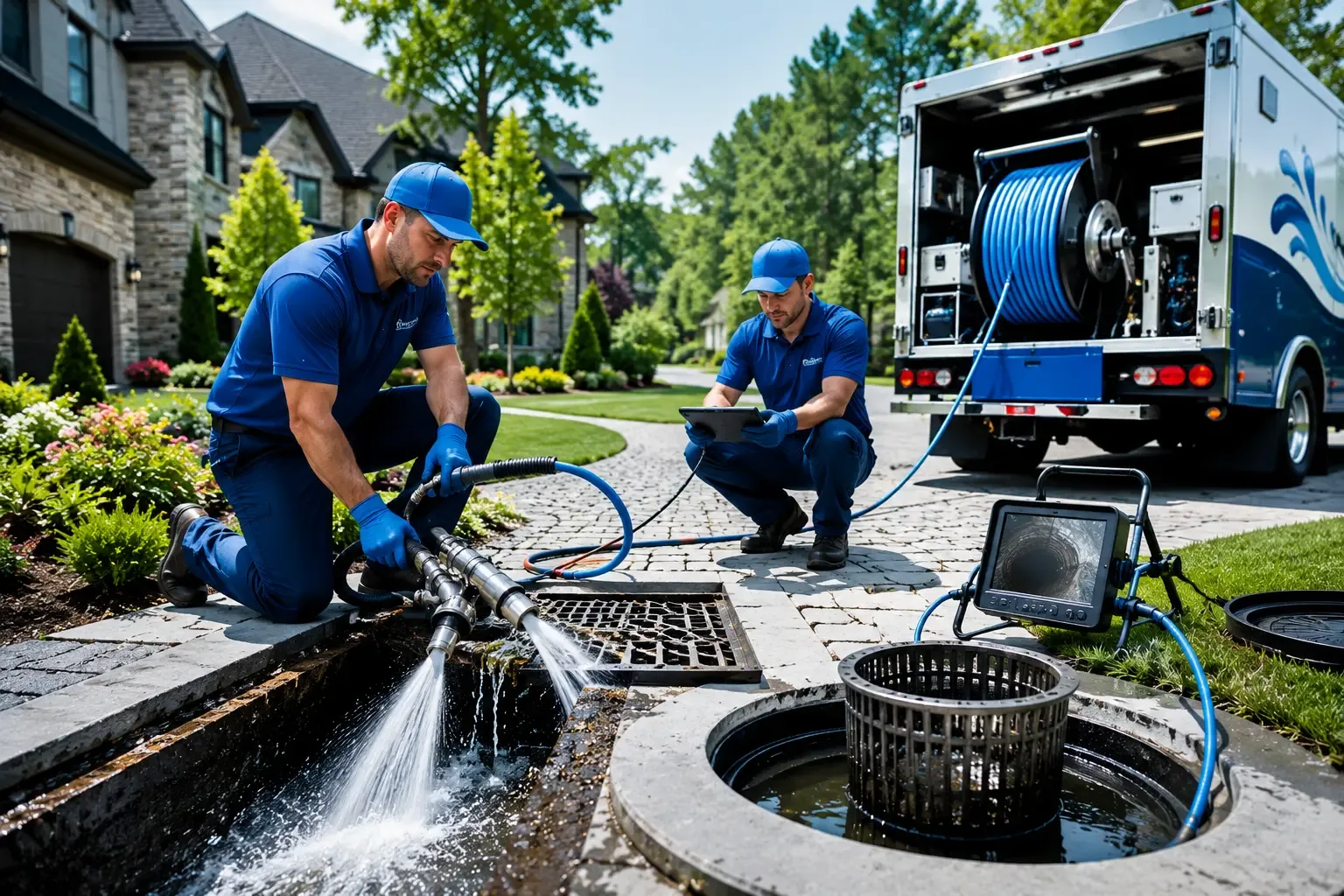 Local outdoor drain cleaning professionals in Thebes, IL